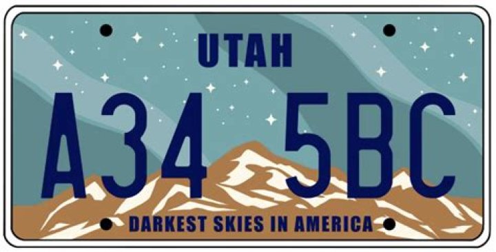 State Lawmaker Introduces New Legislation To Create Dark Skies Utah License Plate