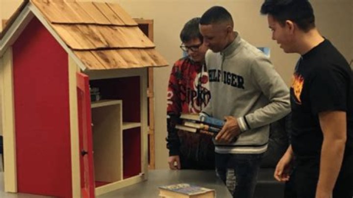 Students create library boxes for Johnstown neighborhoods