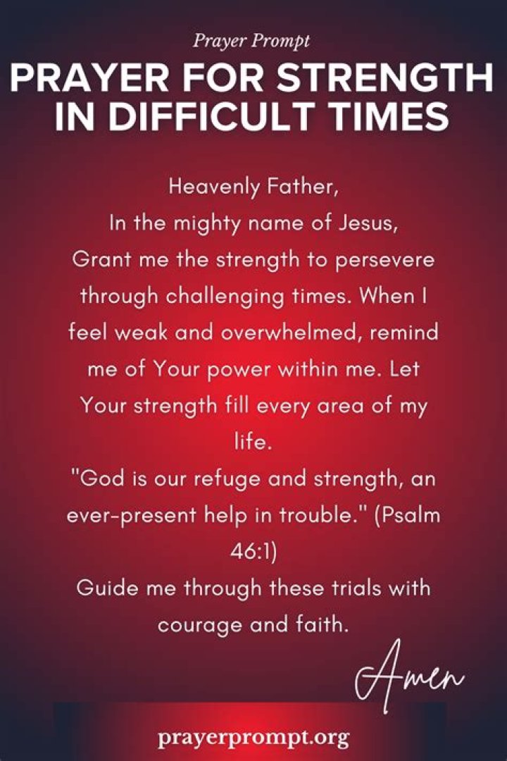 Sunday Prayer Message: Finding Peace And Strength In Faith