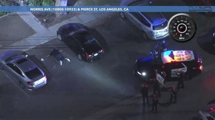 Suspect in custody after leading officers on pursuit through San Fernando Valley