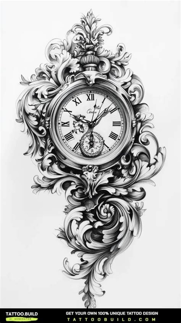 Tattoo Clock Drawings: A Timeless Art Form