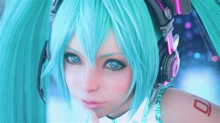 This is Hatsune Miku, as envisioned by Tetsuya Nomura