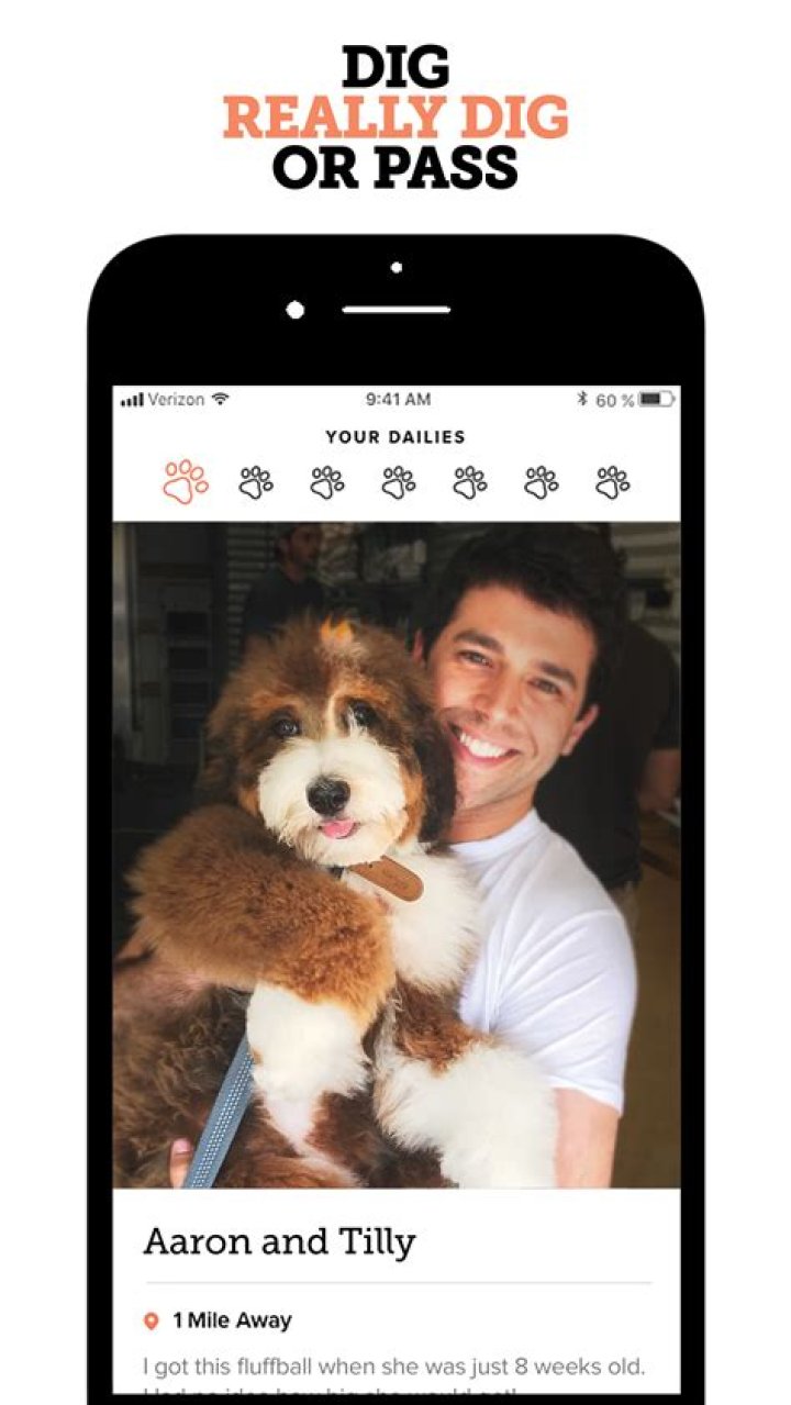 	Tinder for dog people: A new dating app called Dig matches up singles who love dogs	