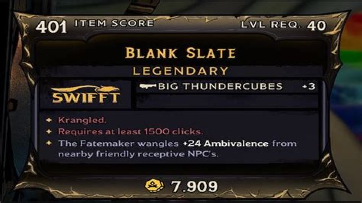 Tiny Tina’s Wonderlands: What Blank Slate Does & How to Get It
