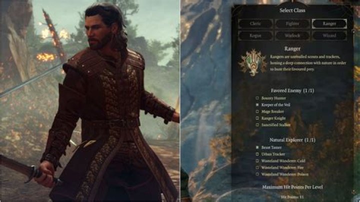 Top 20 Ranger names for Baldur's Gate 3