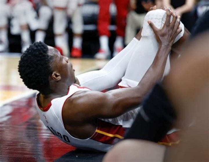 	Torn patellar tendon for Victor Oladipo, Heat guard out with knee injury for playoffs and months beyond	