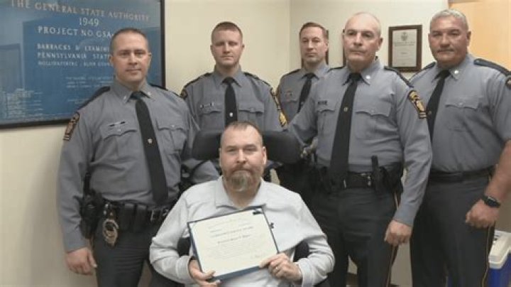 Trooper honored with award for inspirational recovery from Lewistown shootout