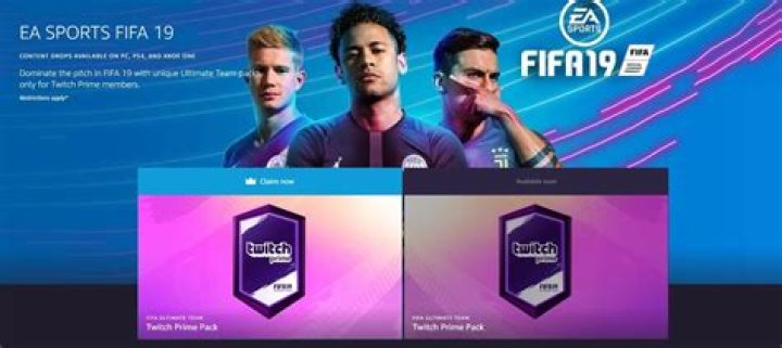 Twitch Prime FIFA 19 Pack Now Live for Users