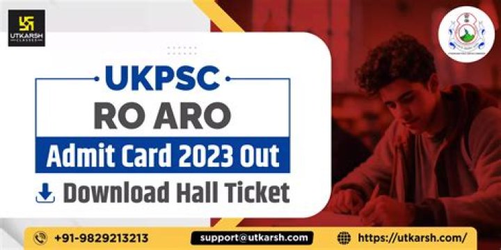 UKPSC RO/ARO 2023 Admit Card Release Date Revealed