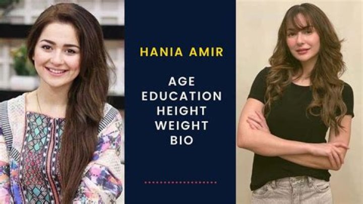 Understanding Hania Amir's Weight In KG