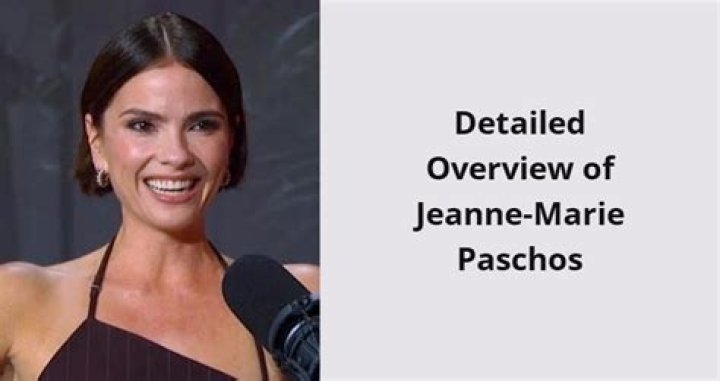 Unveiling The Life And Legacy Of Jeanne-Marie Paschos