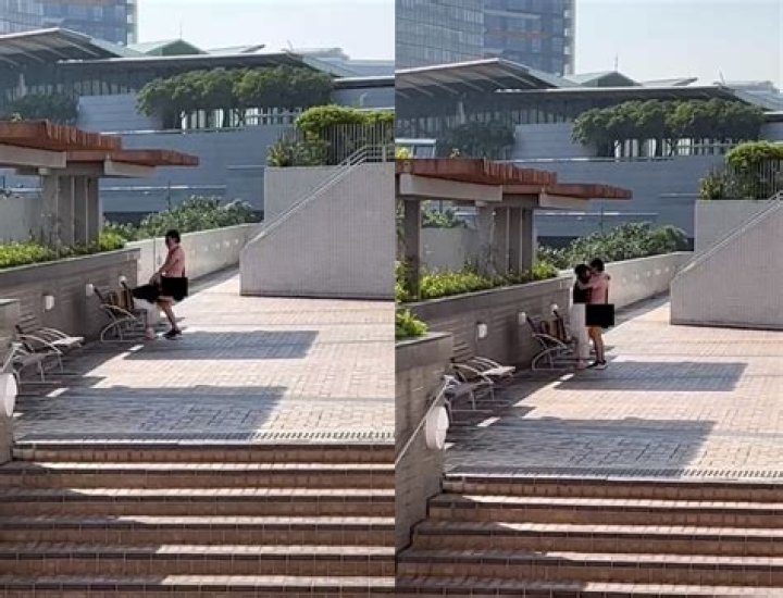 [VIDEO]-Couples caught chopping In public in broad daylight Goes Viral