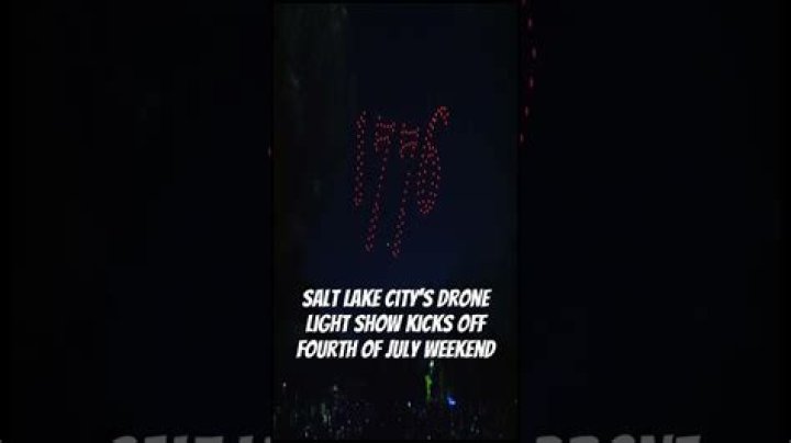 Video: Salt Lake City’s Fourth of July Light Show 2023