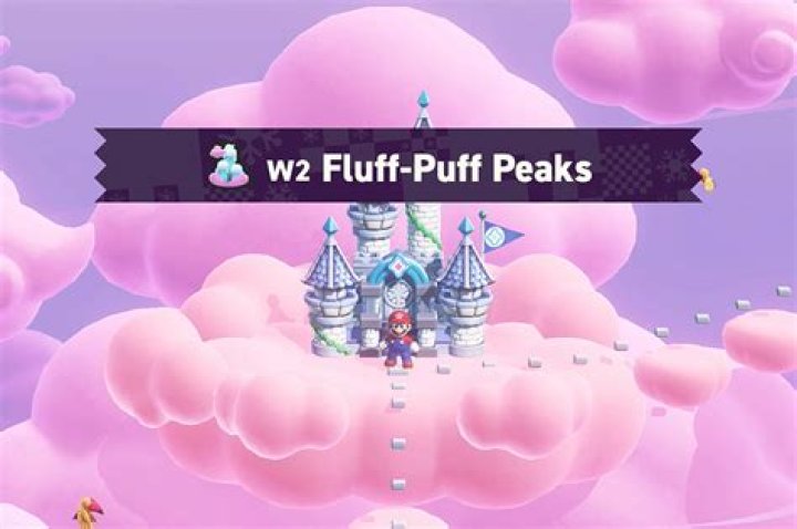 W2 Fluff-Puff Peaks Wonder Seed locations in Super Mario Bros. Wonder