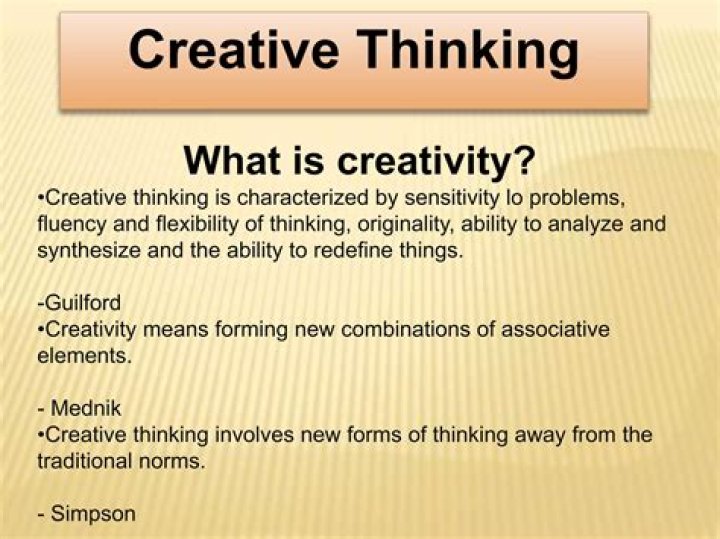 What Does Creativity Mean? What is Creative thinking?