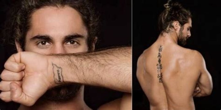 What does the tattoo on Seth Rollins' back mean?