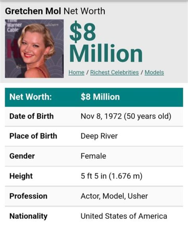 What is Gretchen Mol Net Worth 2024: Salary, Income and Investment Insights