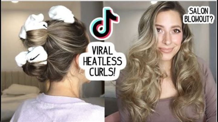 What is TikTok's sock curling trend? Heatless hair 