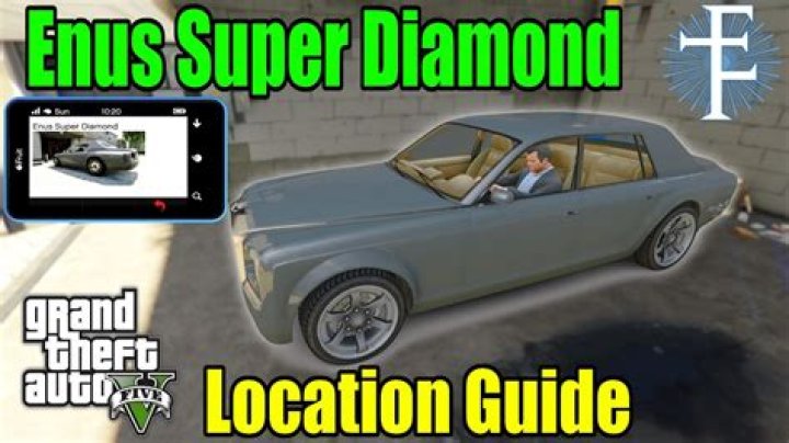 Where to find the Enus Super Diamond on the GTA Online map