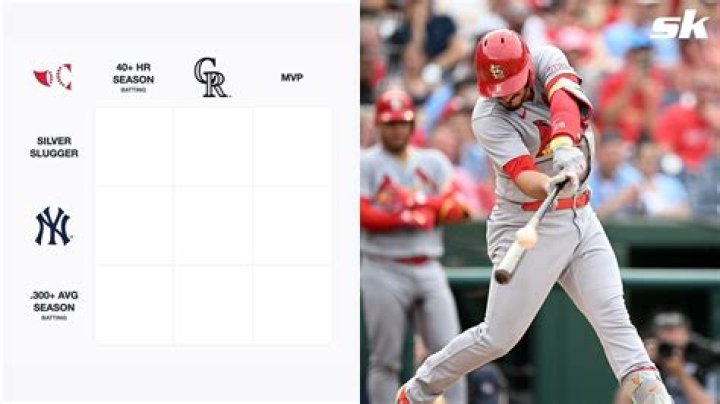 Which players have had a .300+ AVG and 40+ HR season? MLB Immaculate Grid Answers September 2