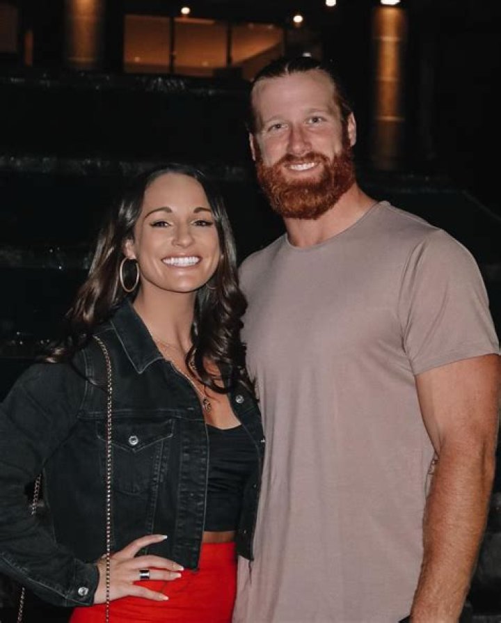 Who is Hayden Hurst's girlfriend, Brooke Sharp? All about Panthers TE's life partner