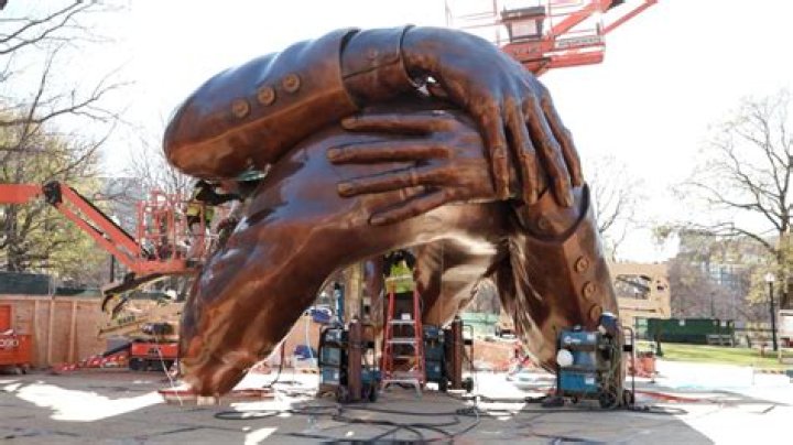 Who is Seneca Scott? MLK Embrace sculpture in Boston slammed online