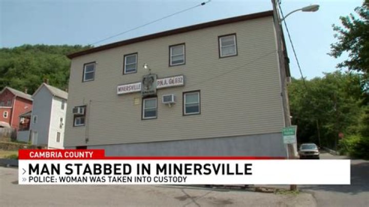 Woman in custody after stabbing man at Minersville club