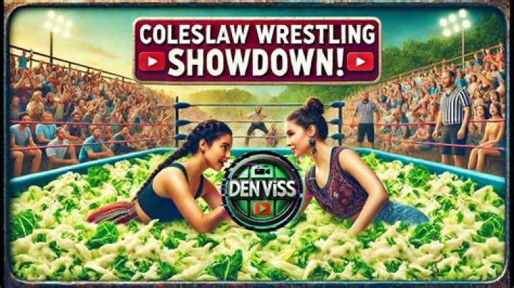 	Women battle in coleslaw wrestling match	