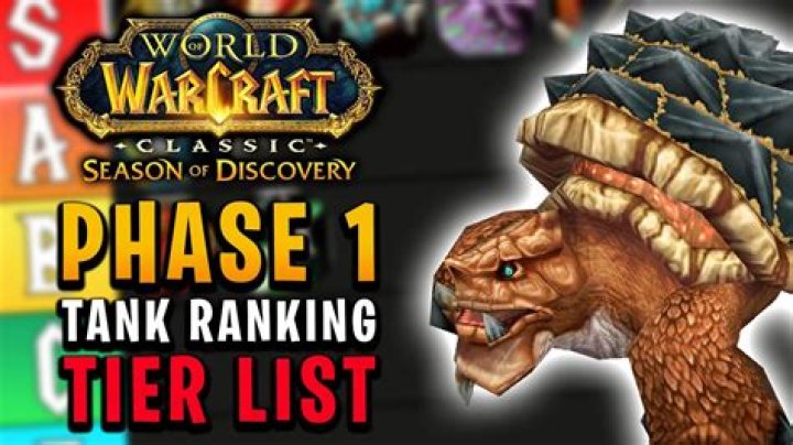WoW Season of Discovery Tank tier list