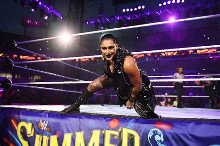 WWE's Rhea Ripley breaks character to discuss her drastic change in appearance 