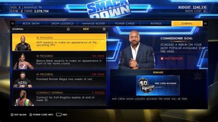 WWE 2K22 MyGM: How to win, best roster & top tips