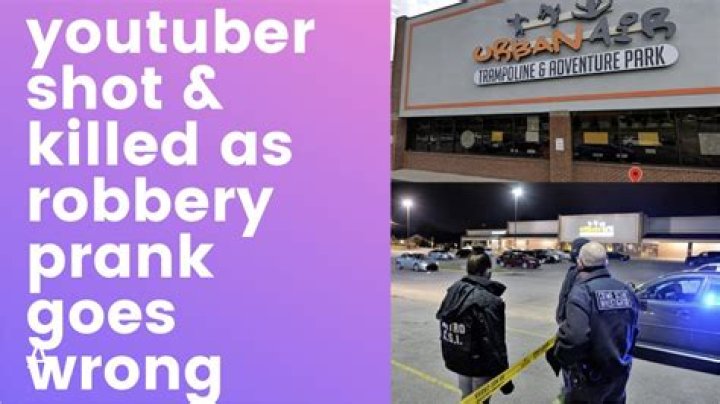YouTuber killed in botched butcher knives robbery prank