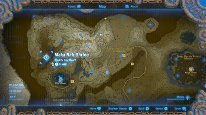 Zelda: Breath of the Wild guide: Maka Rah shrine location, treasure and puzzle solutions