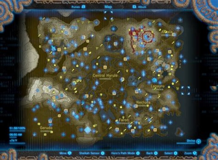 Zelda Breath of the Wild: How to Find Shrine Locations